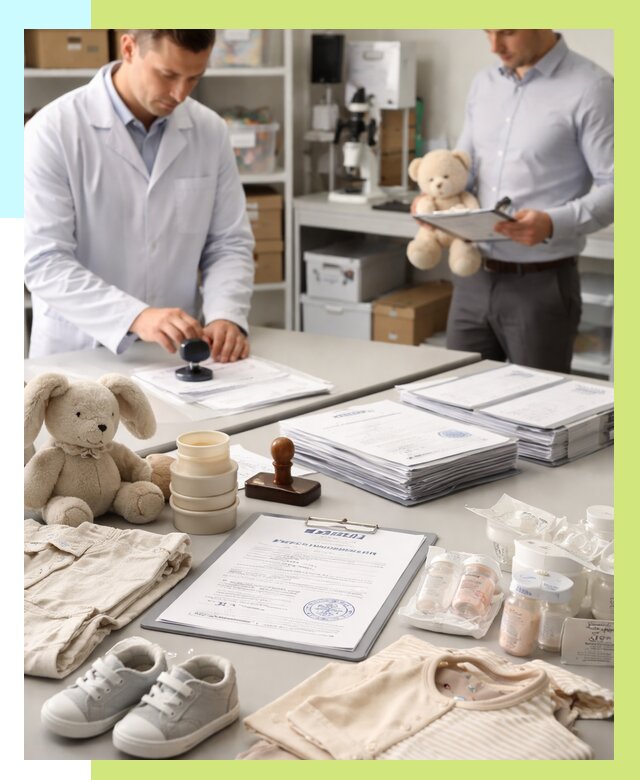 Сертификация детских товаров в Кореновске от 15546 р. | Алешин-Кнв