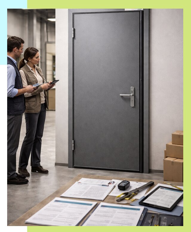 Сертификация противопожарных дверей в Кореновске от 9328 р. | Алешин-Кнв