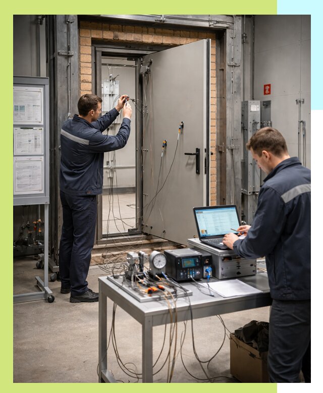 Сертификация противопожарных дверей в Кореновске по ГОСТ и ТР