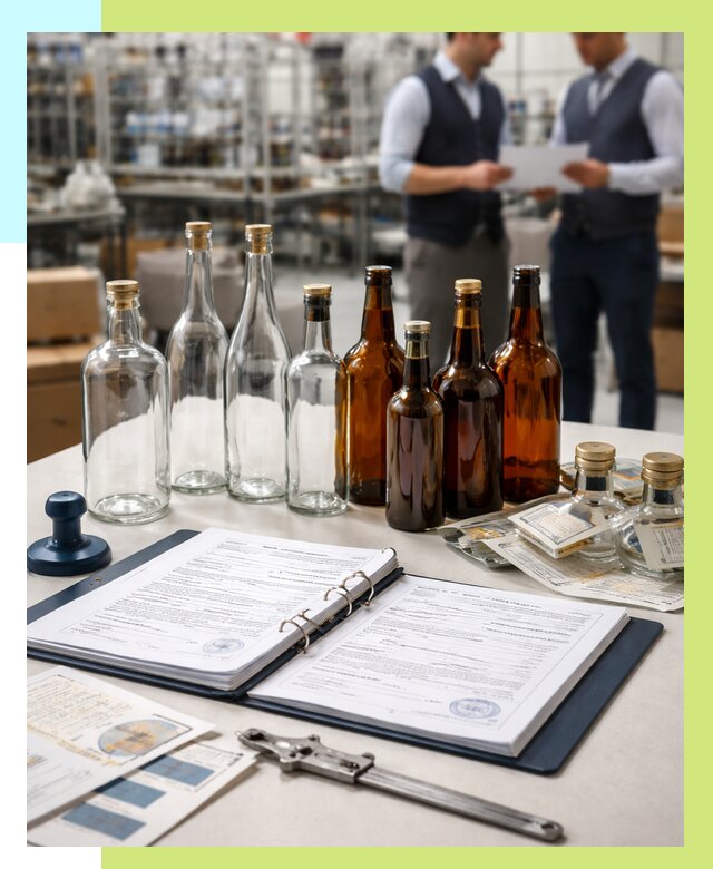 Сертификация стеклянных бутылок в Кореновске от 25910 р. | Алешин-Кнв