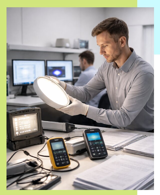 Сертификация светильников в Кореновске: испытания и оформление