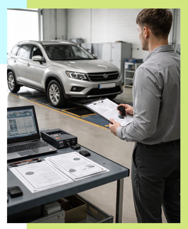 Сертификация транспортных средств в Кореновске от 12437 р. | Алешин-Кнв