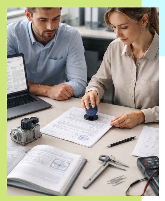 Выдача паспорта изделия и техническая экспертиза продукции в Кореновске