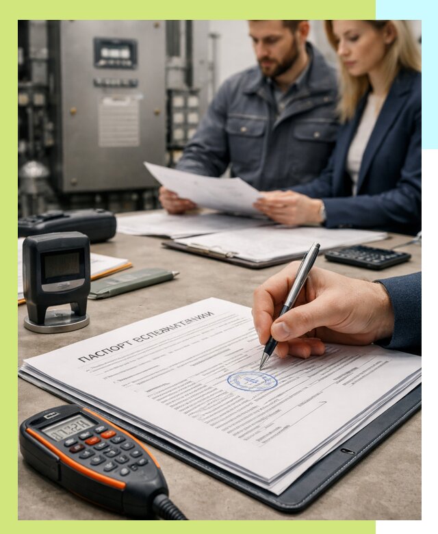 Оформление паспорта эксплуатации оборудования в Кореновске