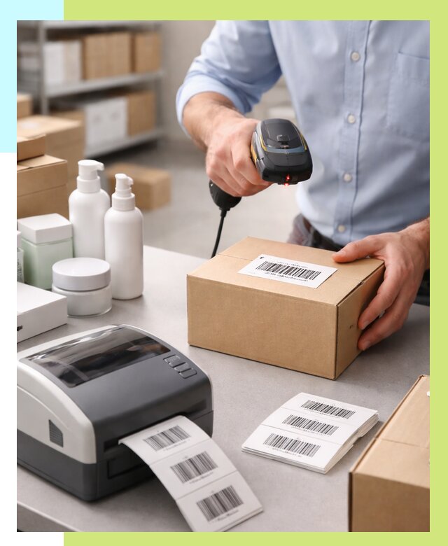 Штрихкодирование продукции в Кореновске от 4664 р. | Алешин-Кнв