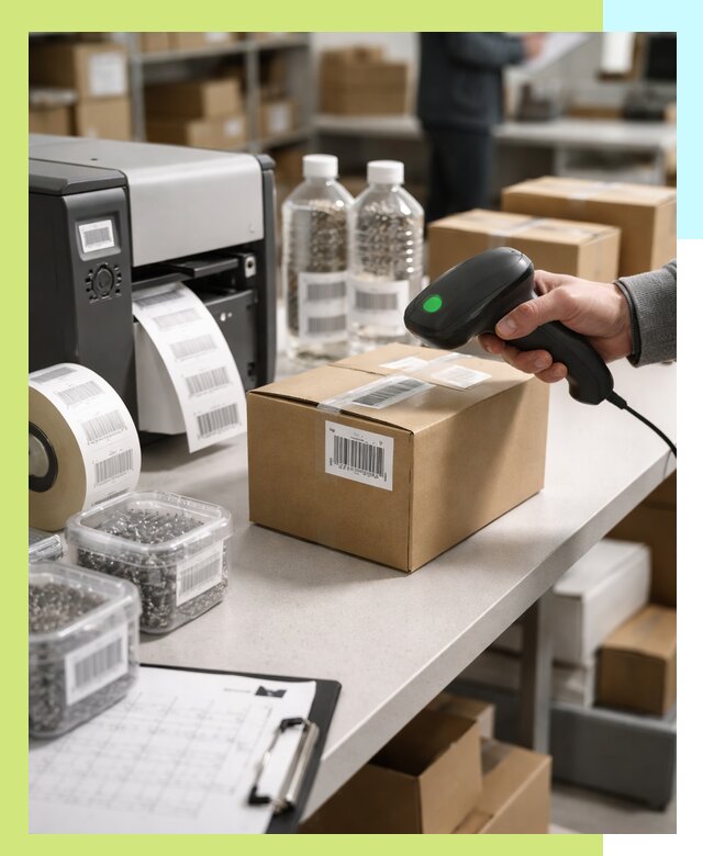 Штрихкодирование продукции и маркировка для продажи в Кореновске