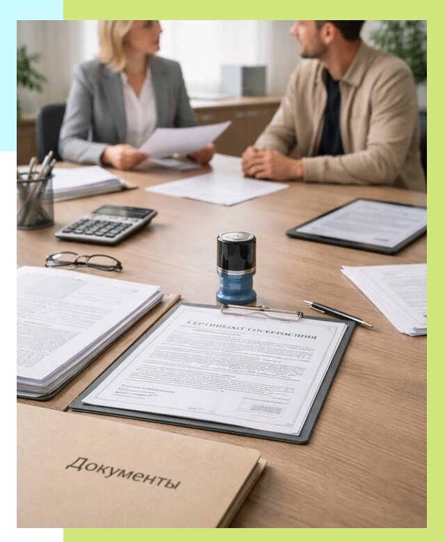 Сертификат соответствия на продукцию в Кореновске от 15546 р.|Алешин-Кнв