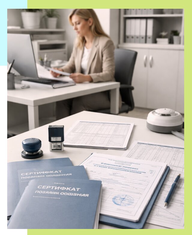 Сертификаты пожарной безопасности в Кореновске от 15546 р. | Алешин-Кнв