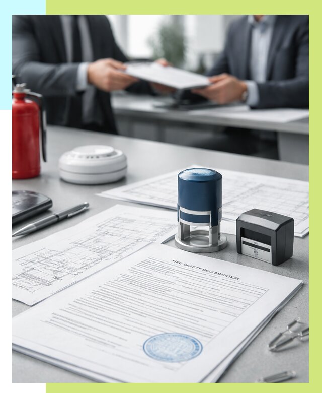 Декларация пожарной безопасности в Кореновске от 8291 р. | Алешин-Кнв