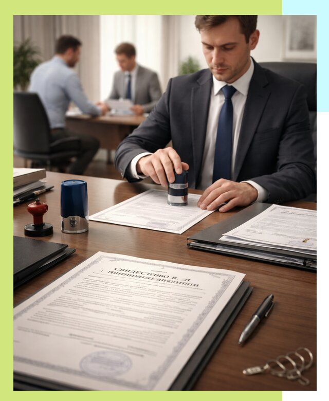 Оформление свидетельства о государственной регистрации в Кореновске