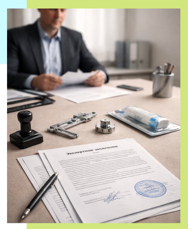 Экспертное заключение на продукцию в Кореновске от 8809 р. | Алешин-Кнв