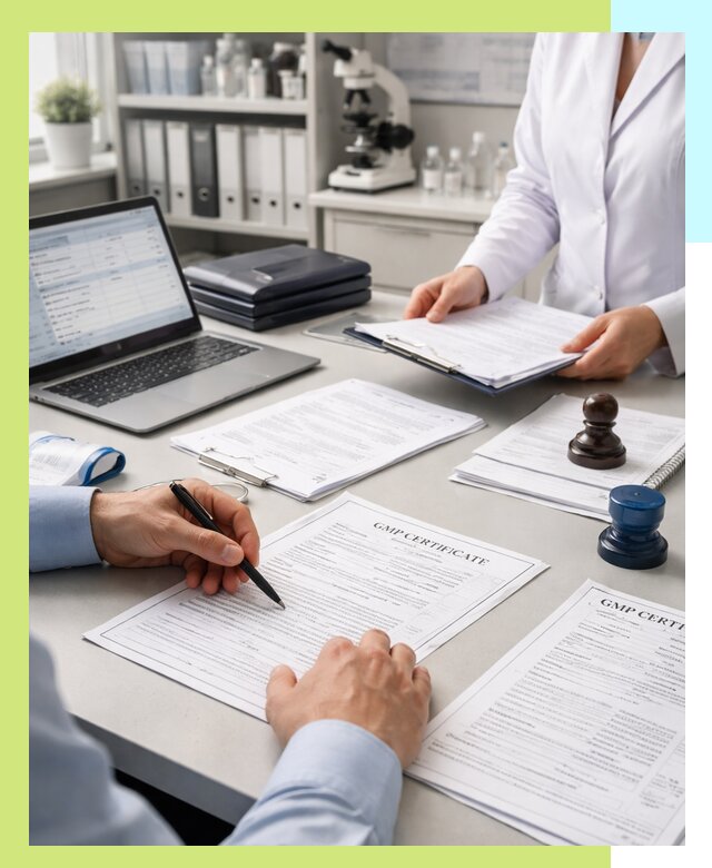 Оформление сертификата GMP в Кореновске для фармпроизводства