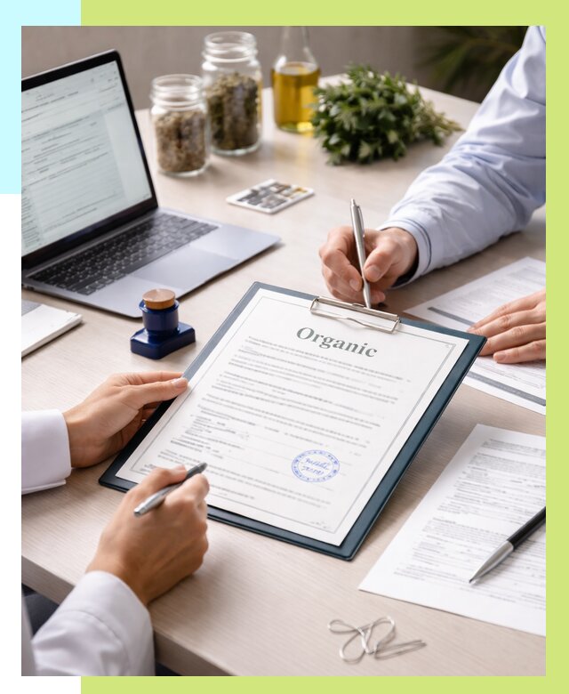 Оформление сертификат органик в Кореновске от 31092 р. | Алешин-Кнв